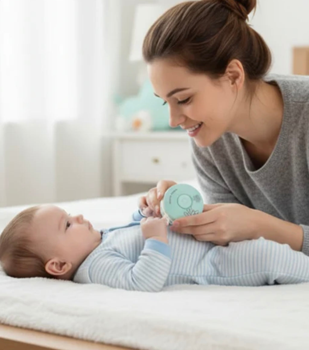 Baby safe electric nail trimmer