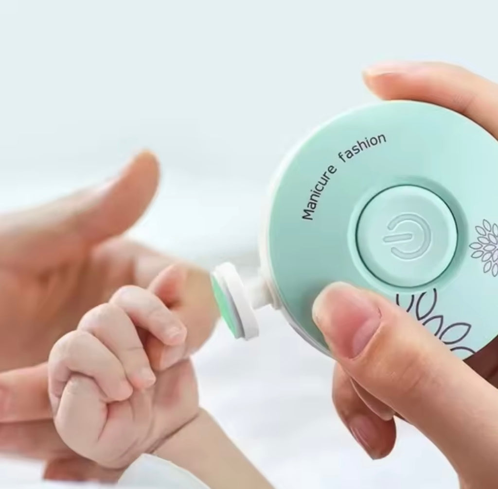Baby safe electric nail trimmer