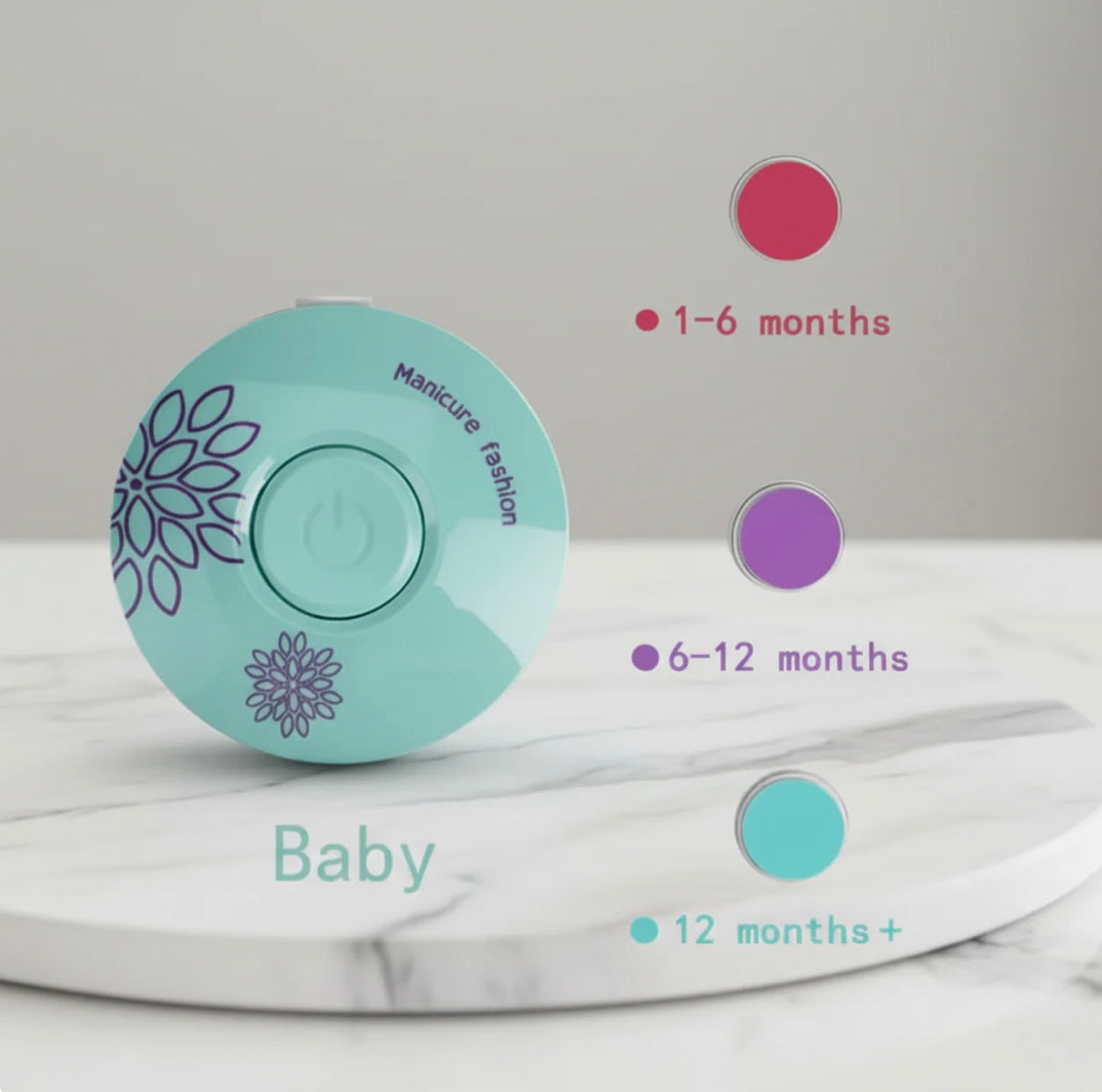 Baby safe electric nail trimmer