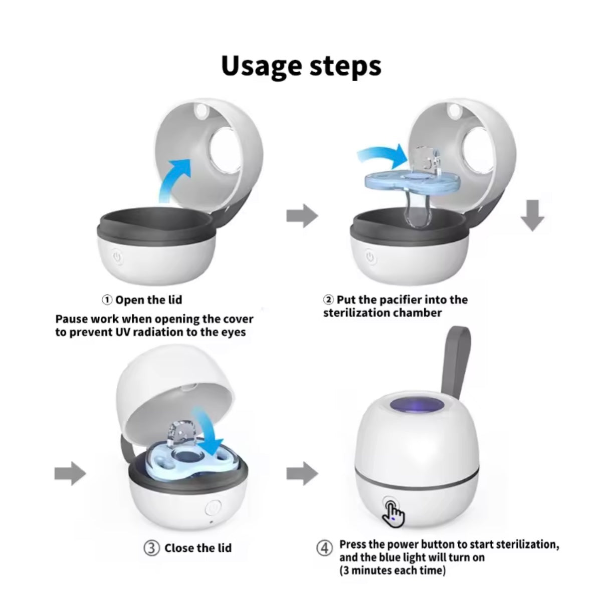 UV Pacifier Sterilizer