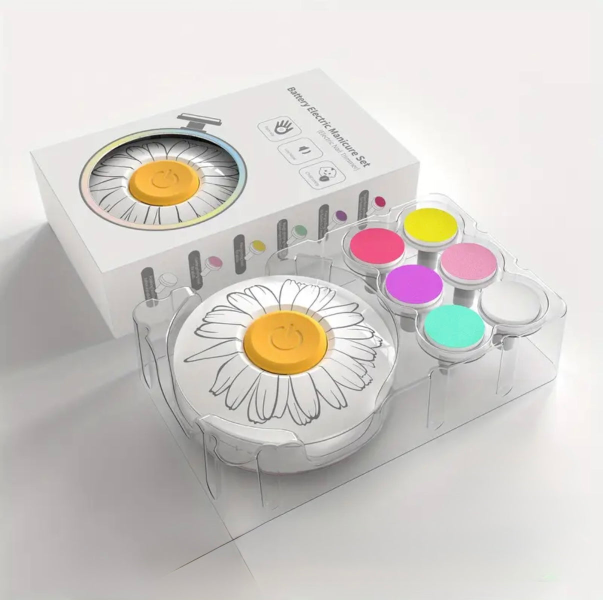 Baby safe electric nail trimmer