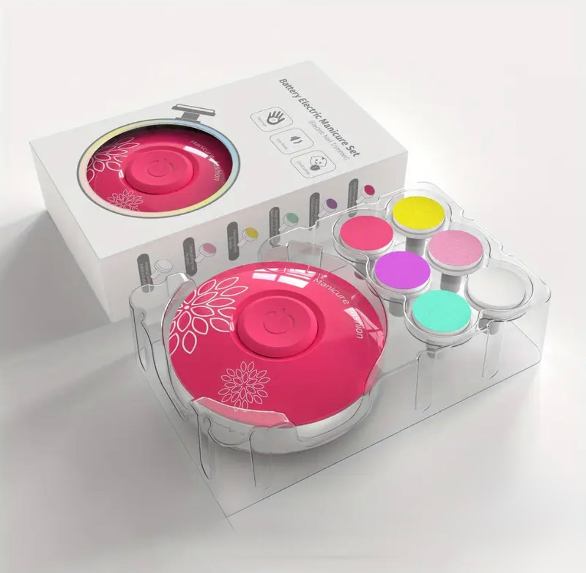 Baby safe electric nail trimmer