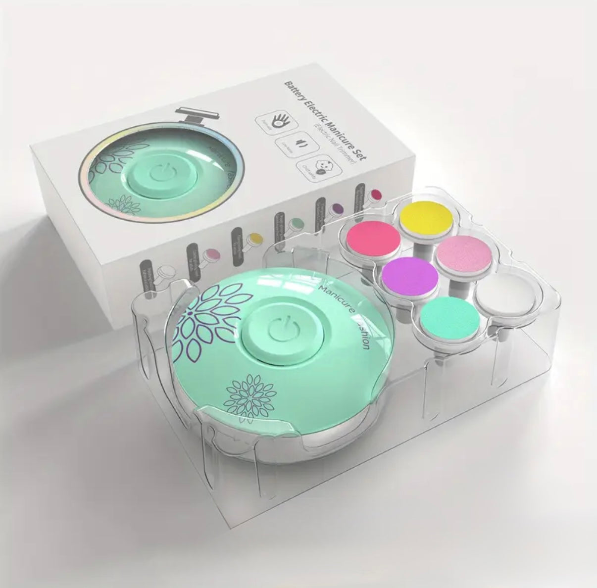 Baby safe electric nail trimmer