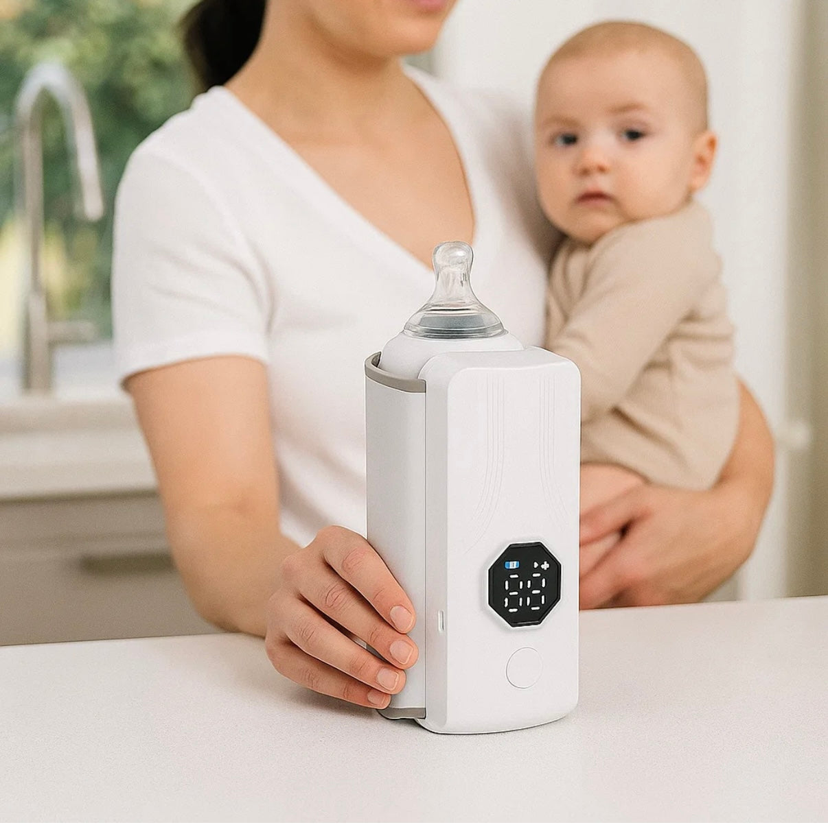 Smart portable bottle warmer